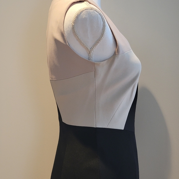 ❤️KAREN MILLEN BLUSH PINK AND BLACK COCKTAIL DRESS - Picture 5 of 10